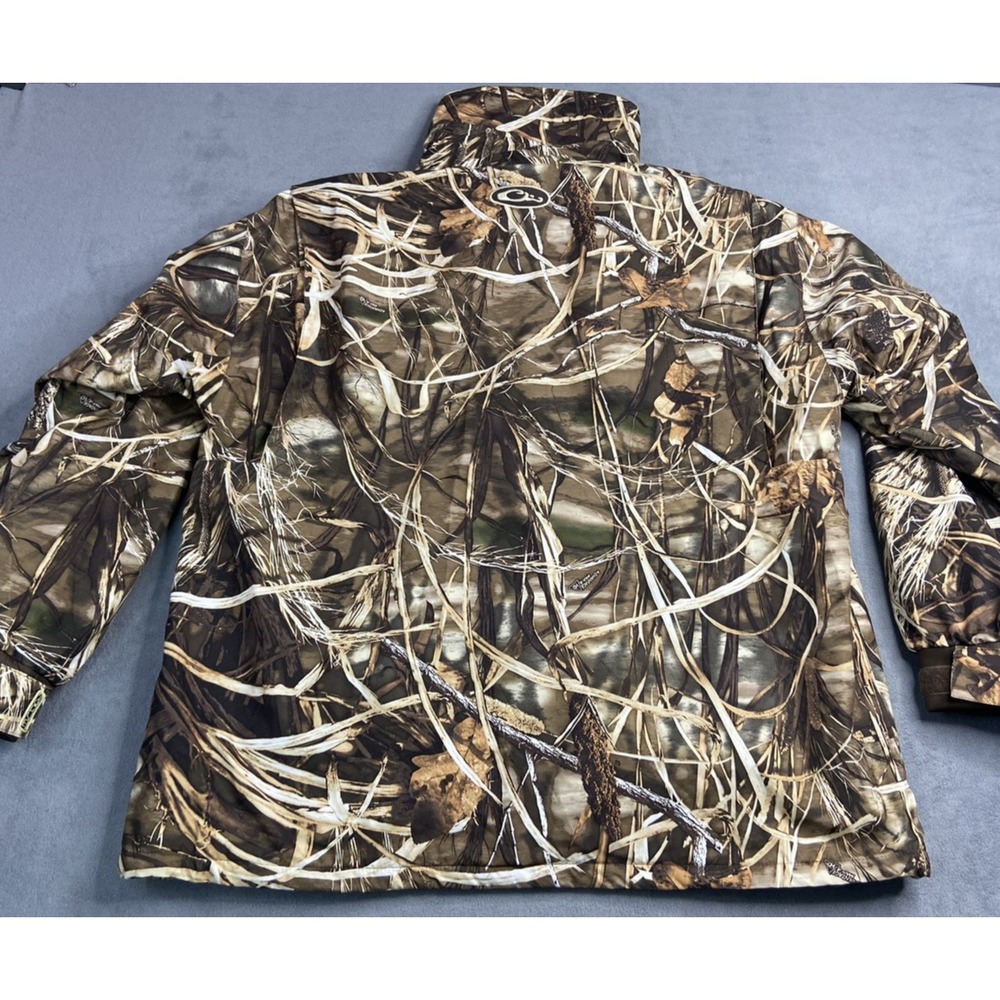 Drake Jacket Mens XL Camo Hunting Duck Advantage Max‎ 4D Fleece - Picture 2 of 16